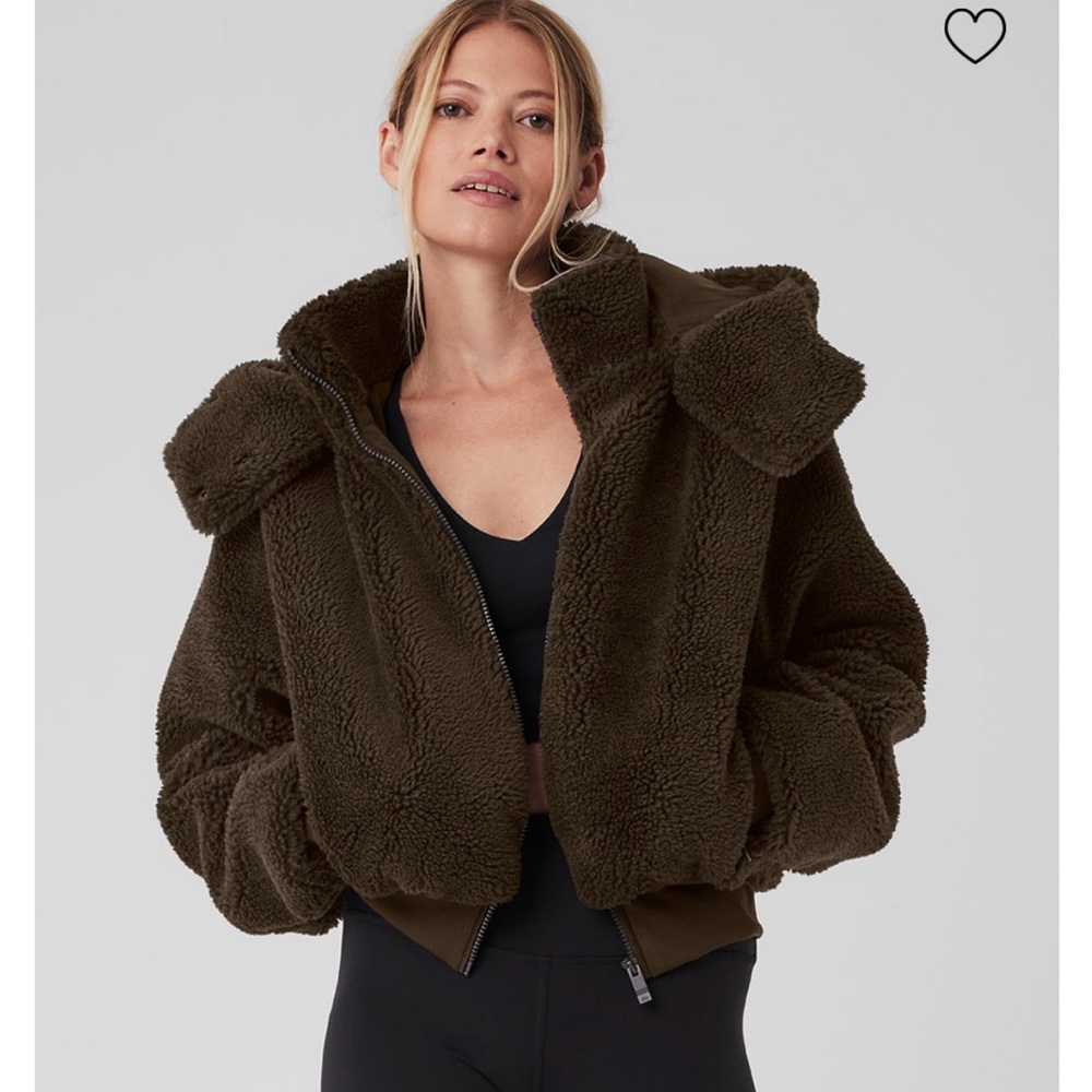 Alo Foxy Sherpa Jacket black